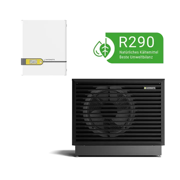 WATERKOTTE EcoTouch Air Bloc R290 Luft-Wasser-Wärmepumpe mit Innenmodul
